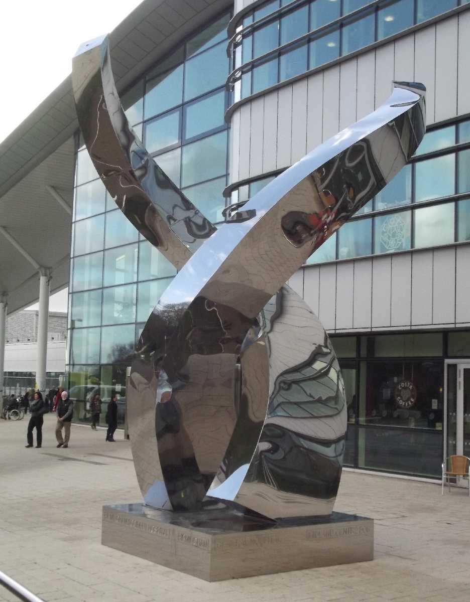 To The Future - an abstract sculpture at the Queen Elizabeth Hospital Birmingham