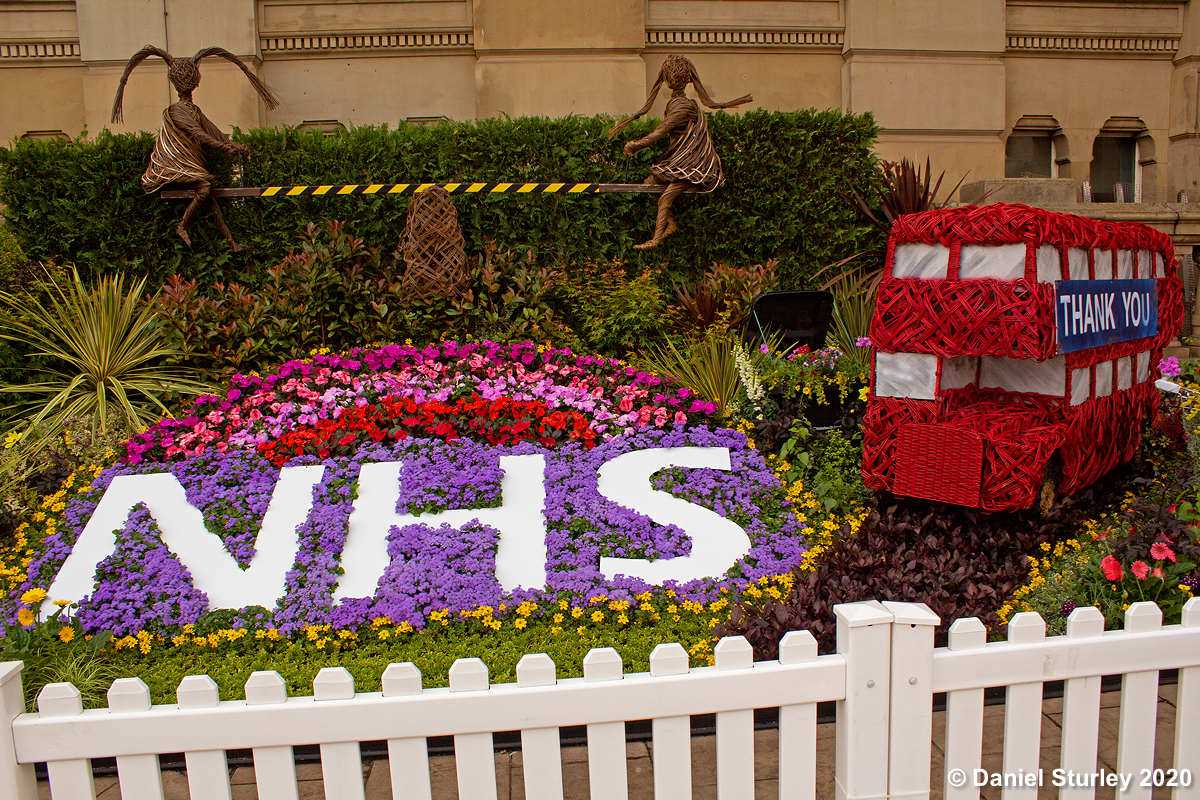 The 2020 Entry for the Chelsea Flower Show on Display in Victoria Square - 10th June 2020