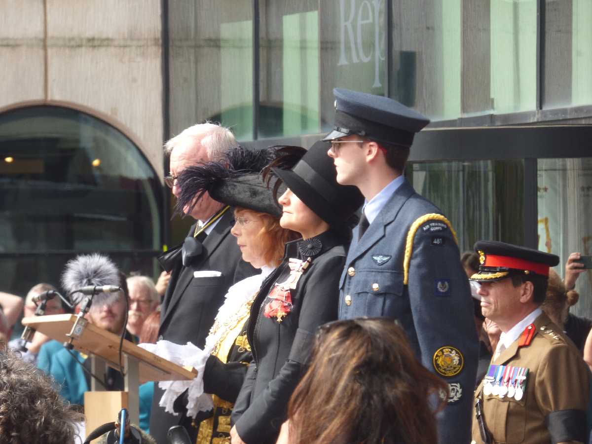 The Proclamation of King Charles III outside of the Library of Birmingham in Centenary Square - Sunday 11th September 2022